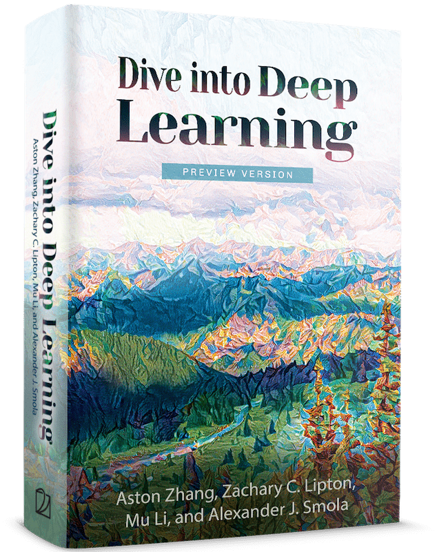 Dive into Deep Learning book cover